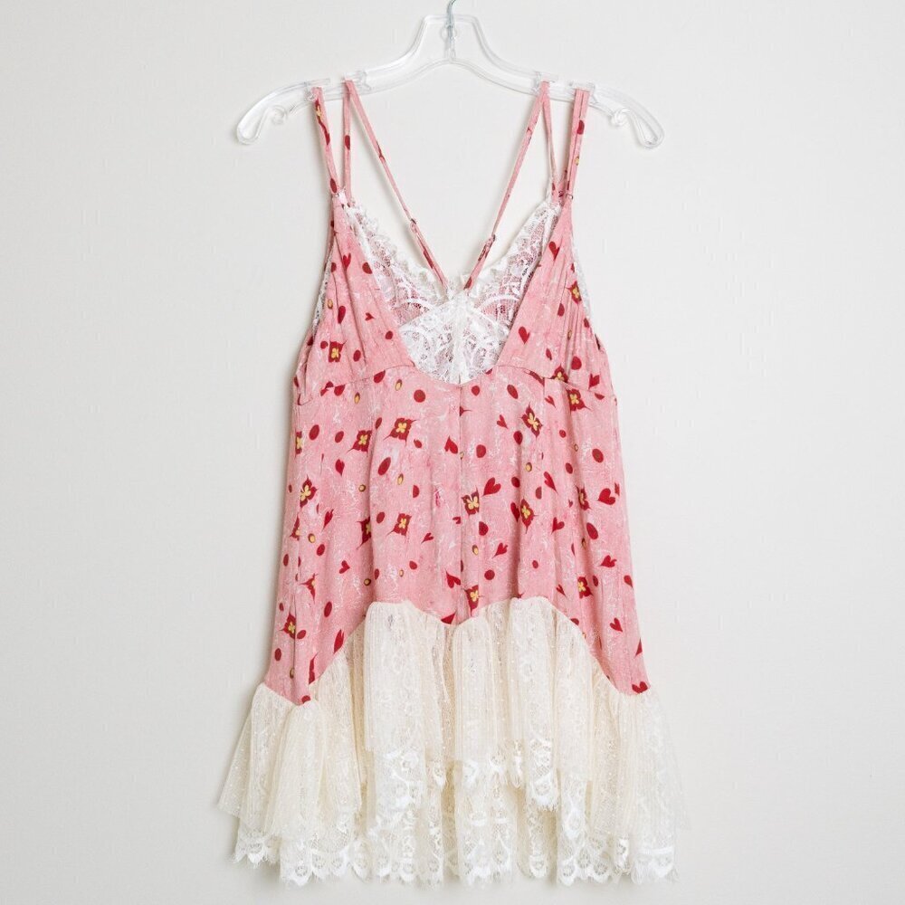 Anthropologie Gülhatun Aydin Sweetheart Lace Ruffles Cute Mini Dress Babydoll - Picture 4 of 13